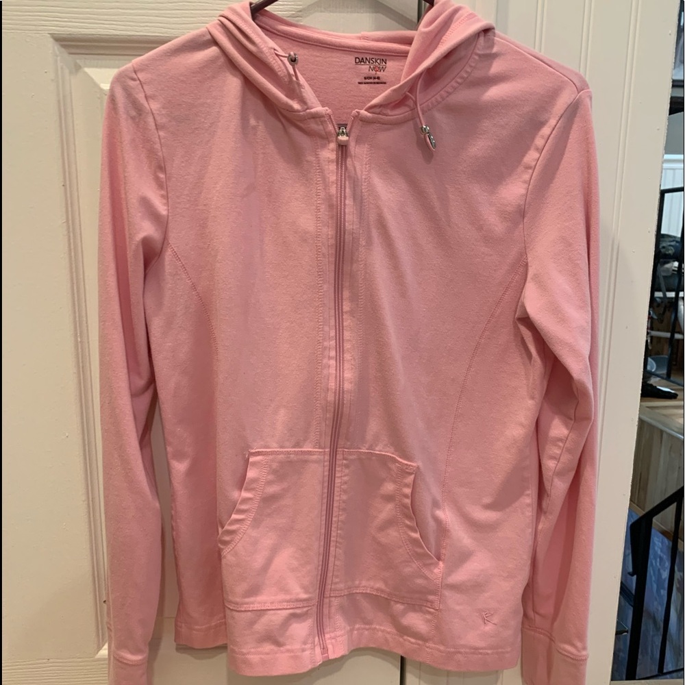 Danskin hooded zip up sweatshirt